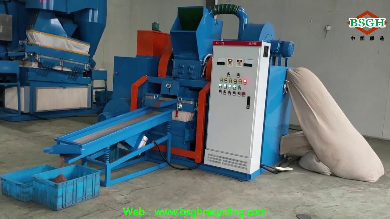 Advanced technology used copper wire granulator recycling machine for sale