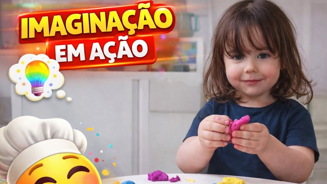 Lara e a massinha | criatividade em uma brincadeira simples