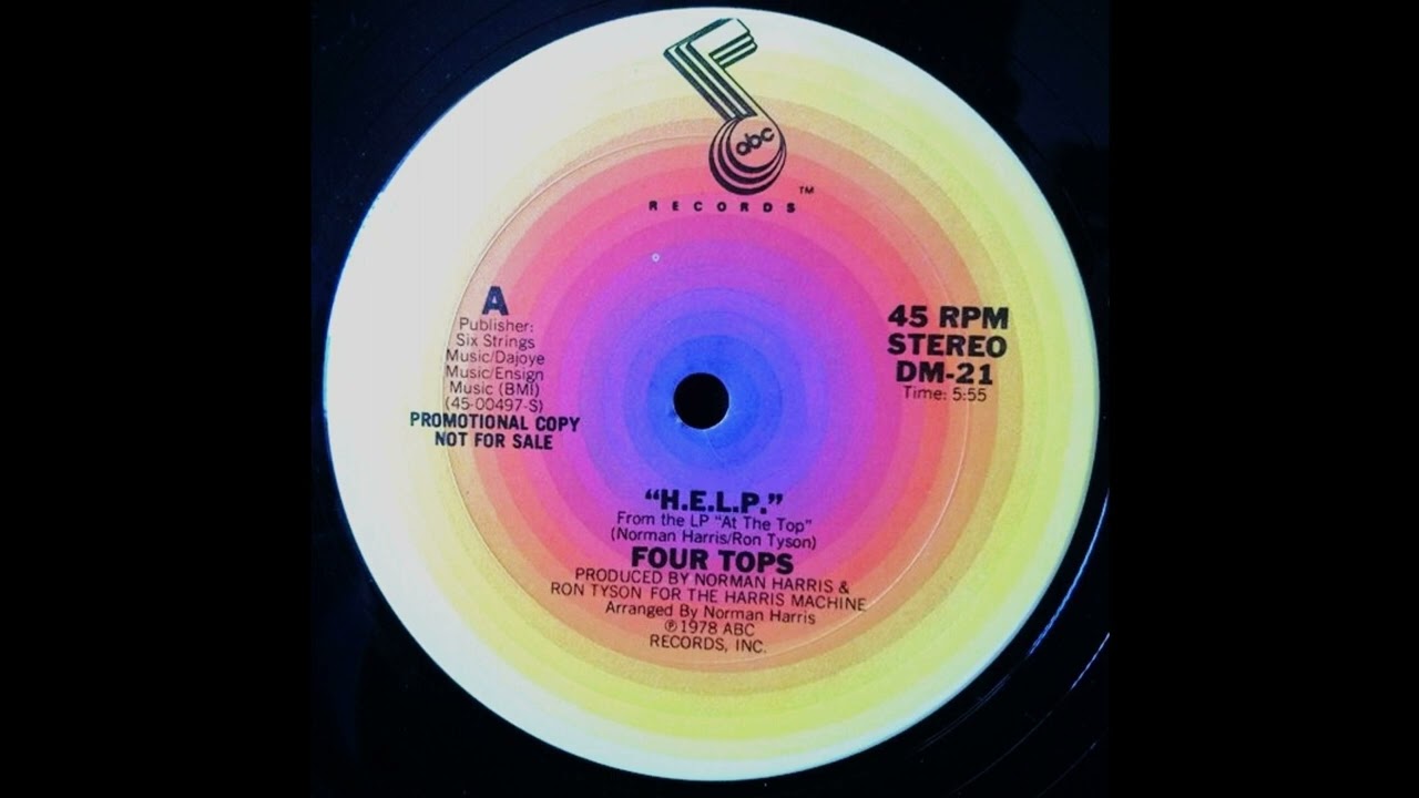 FOUR TOPS HELP Original  Tom Moulton Mix Combo Edit