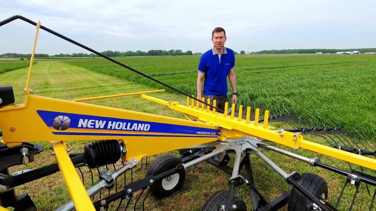 Niezawodna karuzela, czyli zgrabiarka New Holland ProRotor 420