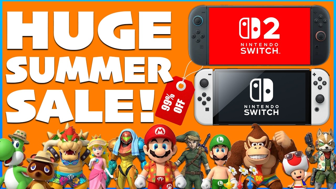 A HUGE Summer Nintendo Eshop Sale Just Started!