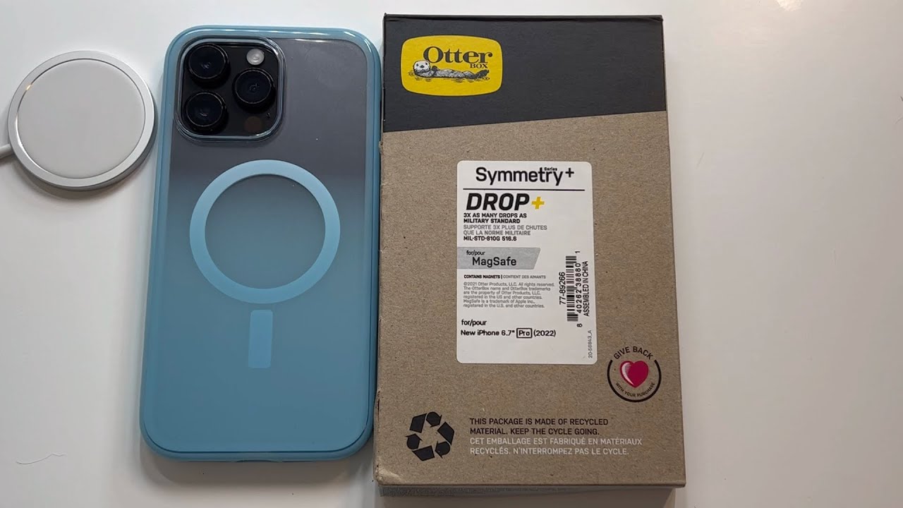 OtterBox SYMMETRY SERIES+ CLEAR Antimicrobial Case with MagSafe for iPhone 14 Pro Max Review