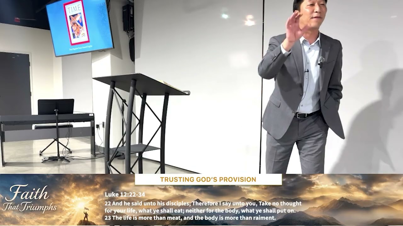 TRUSTING GOD’S PROVISION