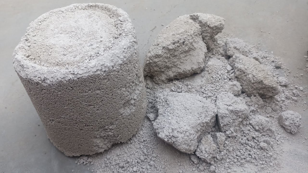 Asmr: Crispy Dusty White Gritty Sand Concrete Big Bucket |Dry Floor Crumbles🤍💨 #asmr #shorts