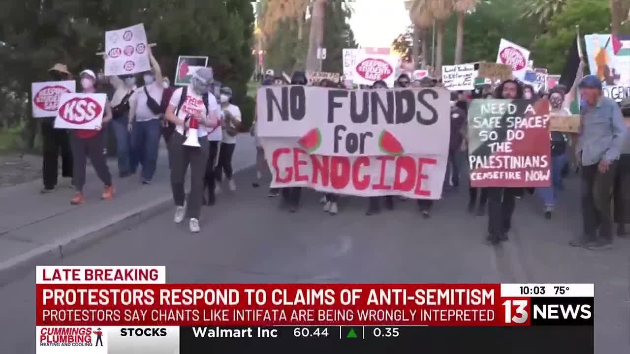 Palestinian supporters again protest on University of Arizona campus