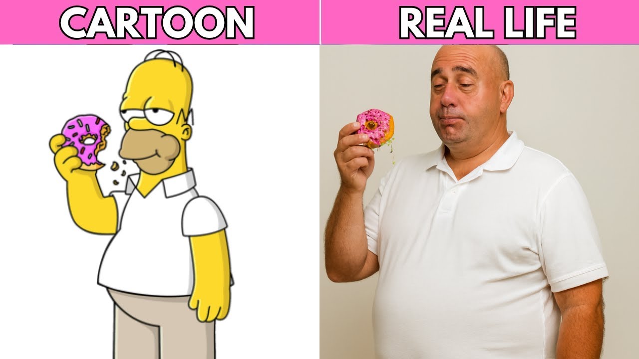 The Simpsons Characters as REAL HUMANS (AI Went Too Far?)