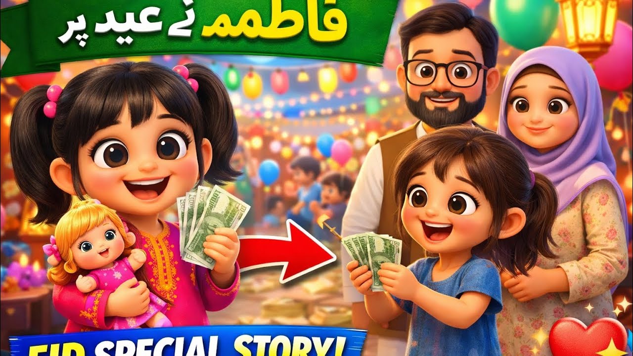 Fatima Ki Eid Surprise! Dekho Kya Hua Amina Ke Sath 😲 | Eid Special Kids Cartoon