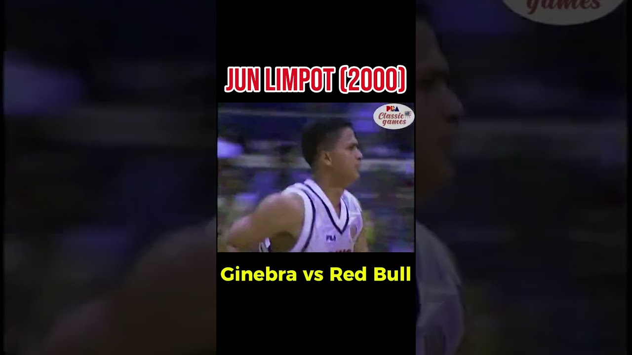 PBA LEGENDS: JUN LIMPOT (2000) GINEBRA VS RED BULL