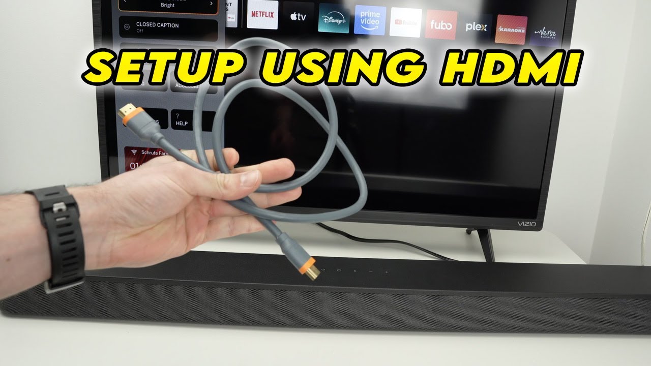 Sony Soundbar : How to Setup Using an HDMI Cable