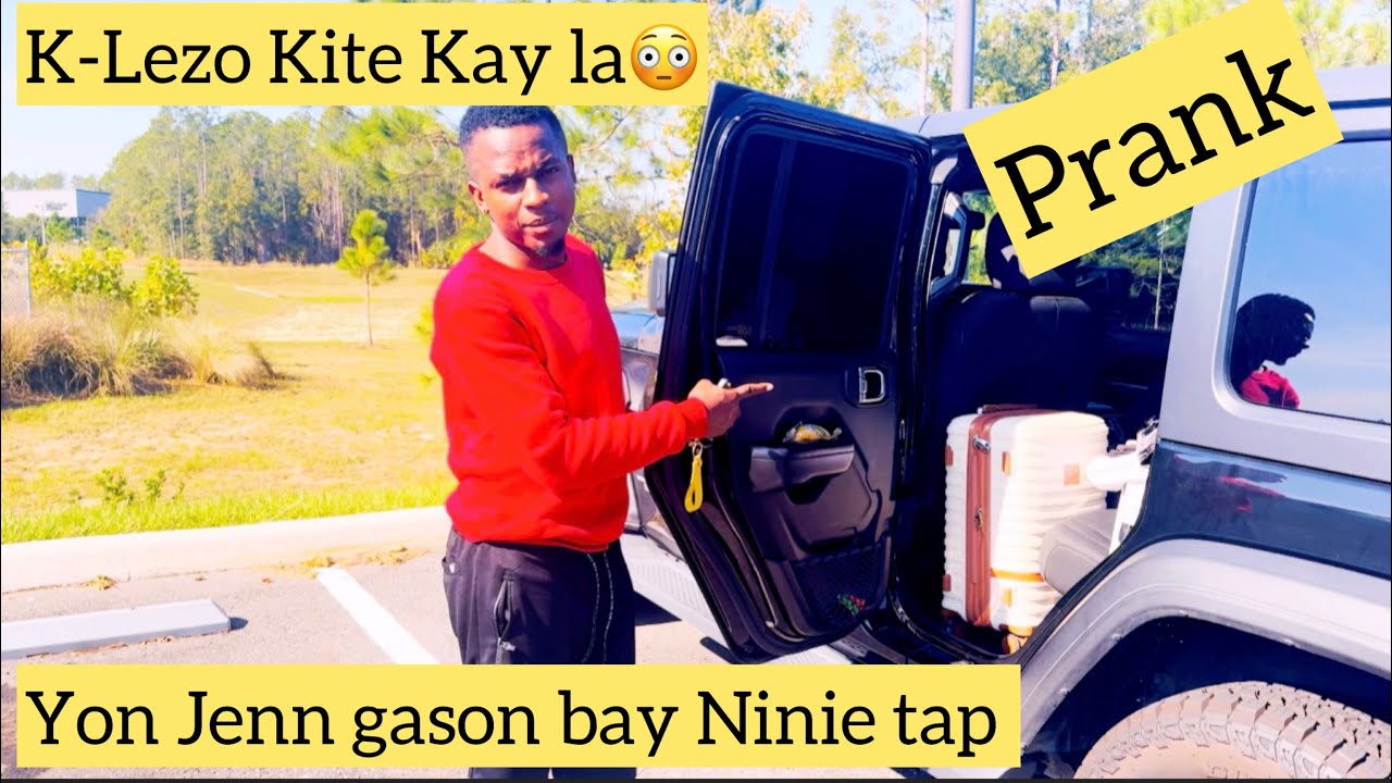 Gad Jan yon neg Tape Dada Ninie 😳k-Lezo dedouble prank 