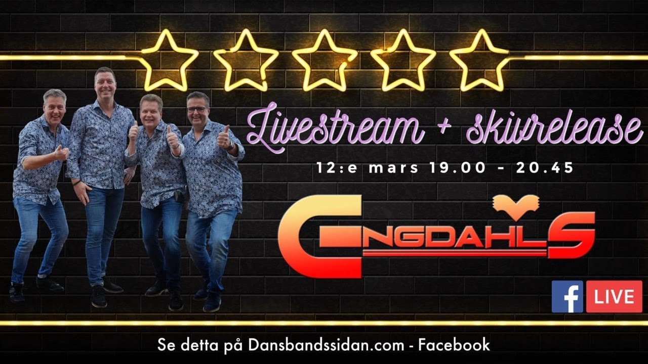 Engdahls - Live - 12:e mars 2021 - 19.00