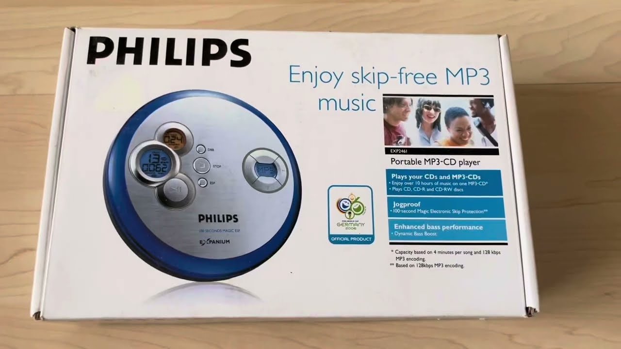 WOW! Unboxing Philips EXP2461 cd player mp3 compact device