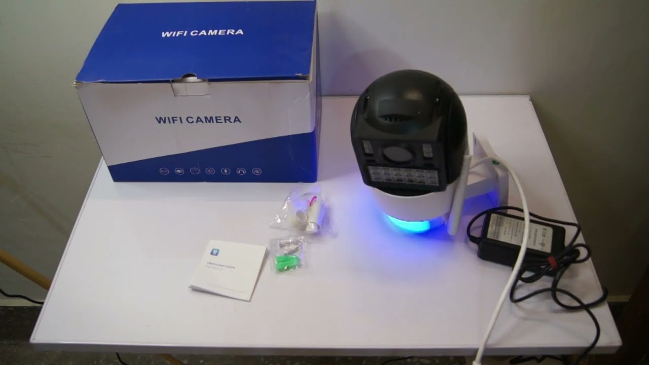 Waterproof Camera Heavy duty Search lights PTZ V380 Q18 3mp HD Quality Detail Review Configuration