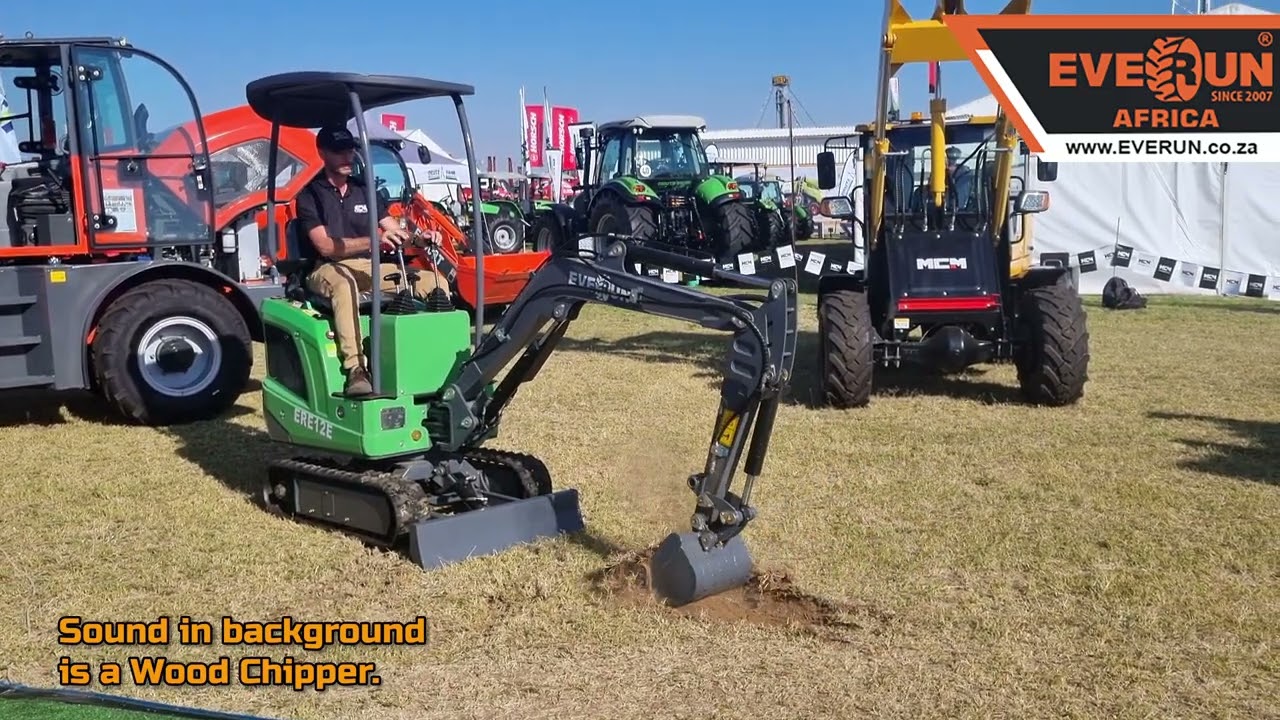 See This ERE12E Electric Excavator In Action - At The 2024 Nampo Expo In South Africa