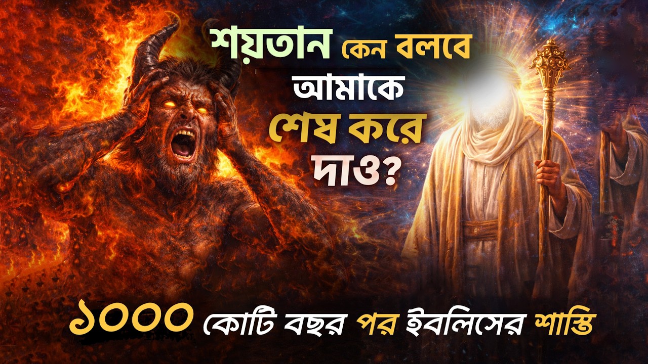 শয়তান কেন বলবে ‘আমাকে শেষ করে দাও | Punishment of Iblis |  islamic stories | Faith Story Bangla