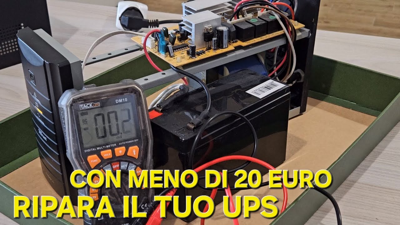 IL TUO UPS NON FUNZIONA? TI INSEGNO COME RIPARARLO CON MENO DI 20 EURO