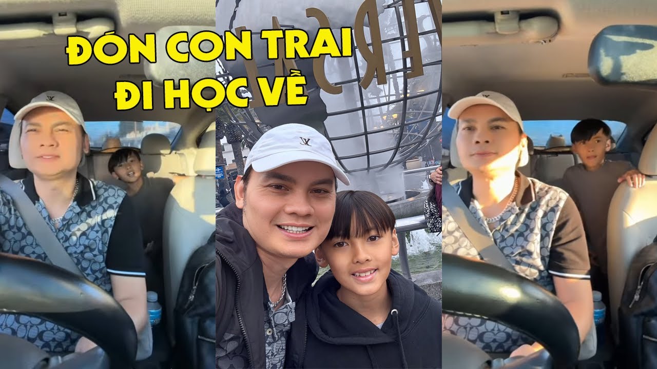 Niềm Vui Mỗi Ng&agrave;y Kim Tiểu Long Đ&oacute;n Con Trai Đi Học Về