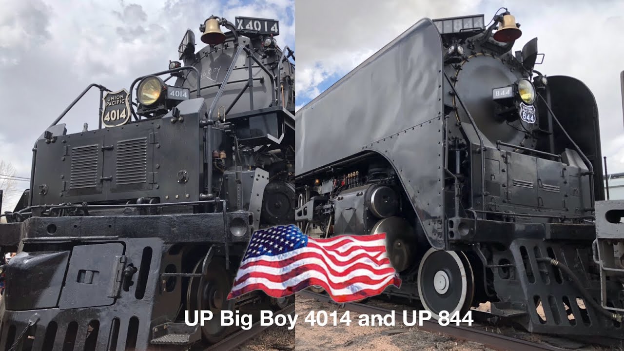 UP Big Boy 4014 and UP 844 And More Railfanning