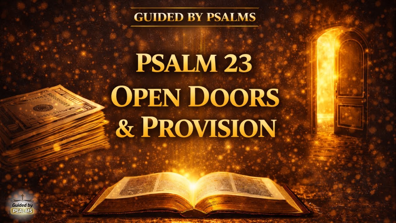 💰 Powerful Prayer of Psalm 23 — Prayer for Open Doors & Provision (Today) | Guided by Psalms