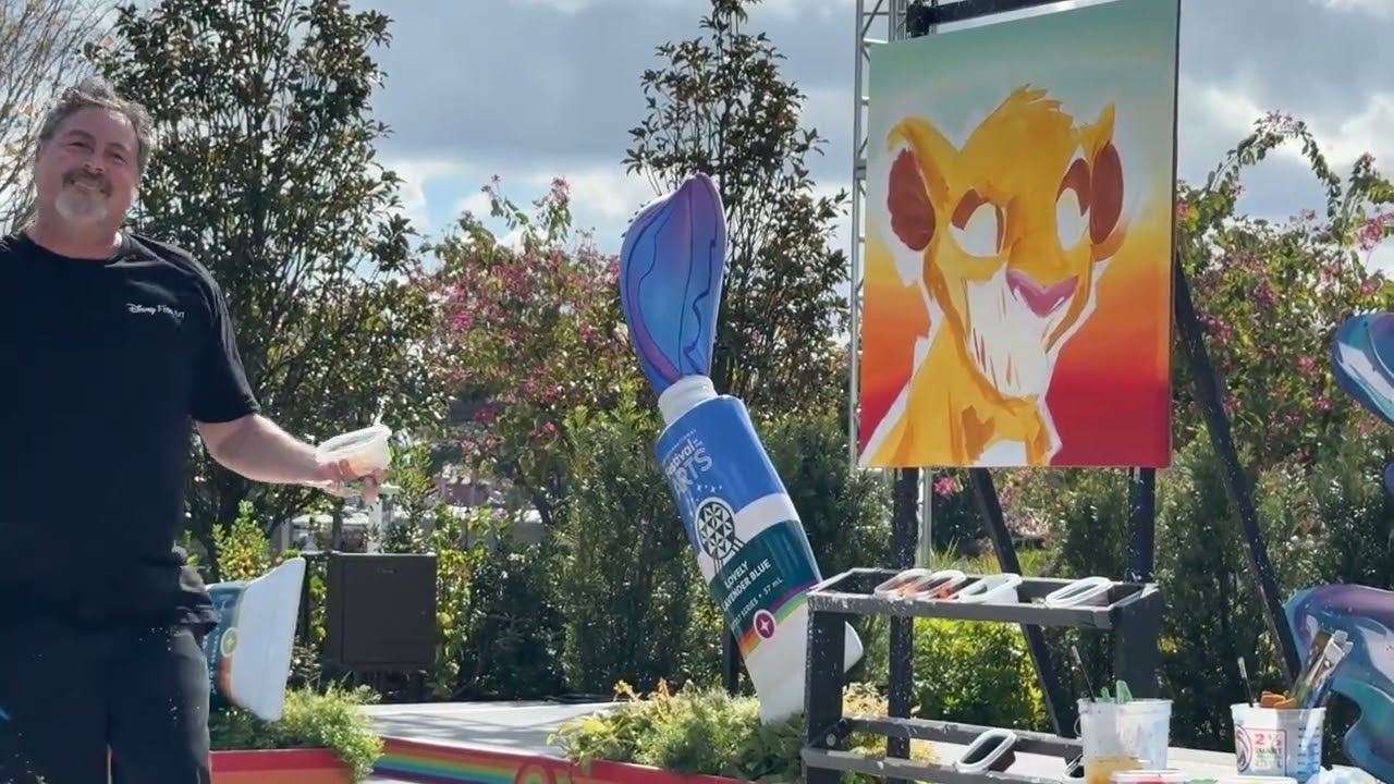 Simba by Trevor Carlton; Entire Show from  EPCOT Festival of the Arts, Jan 23, 2026