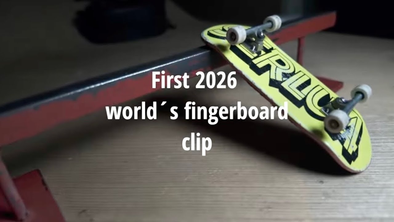 ❌ EL PRIMER VIDEO DE FINGERBOARD DEL MUNDO EN 2026 ✅