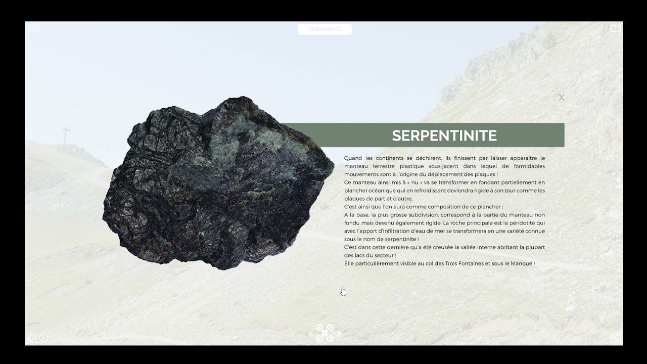 Les Alpes à 360° - Les Ophiolites de Chamrousse