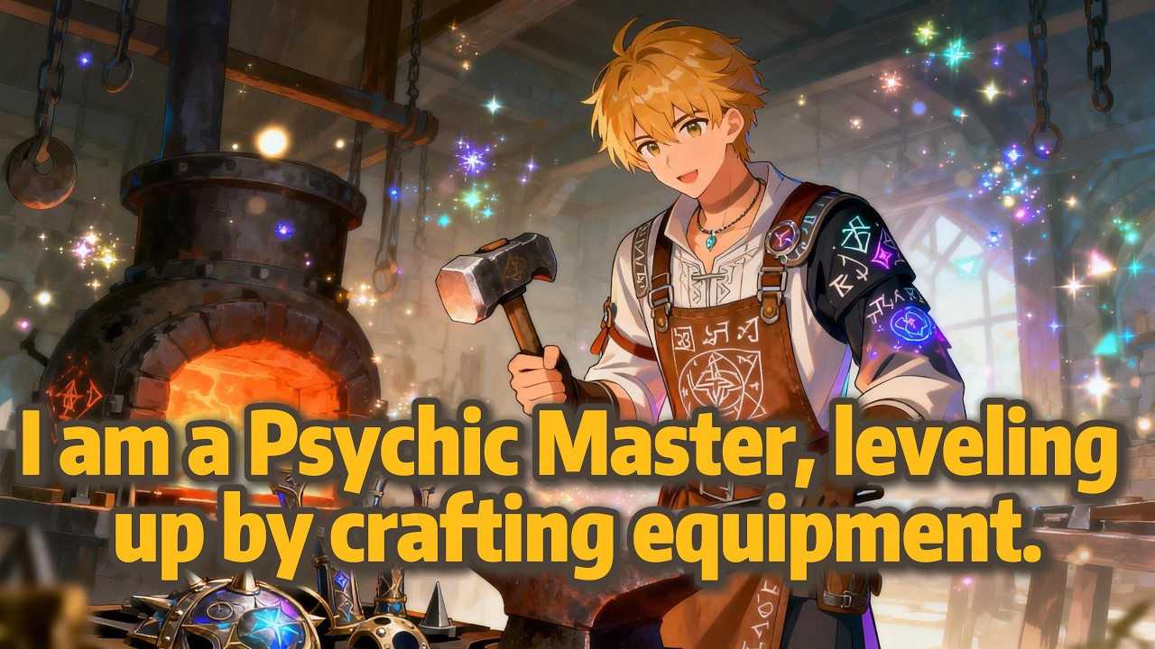 I am a Psychic Master, leveling up by crafting equipment.