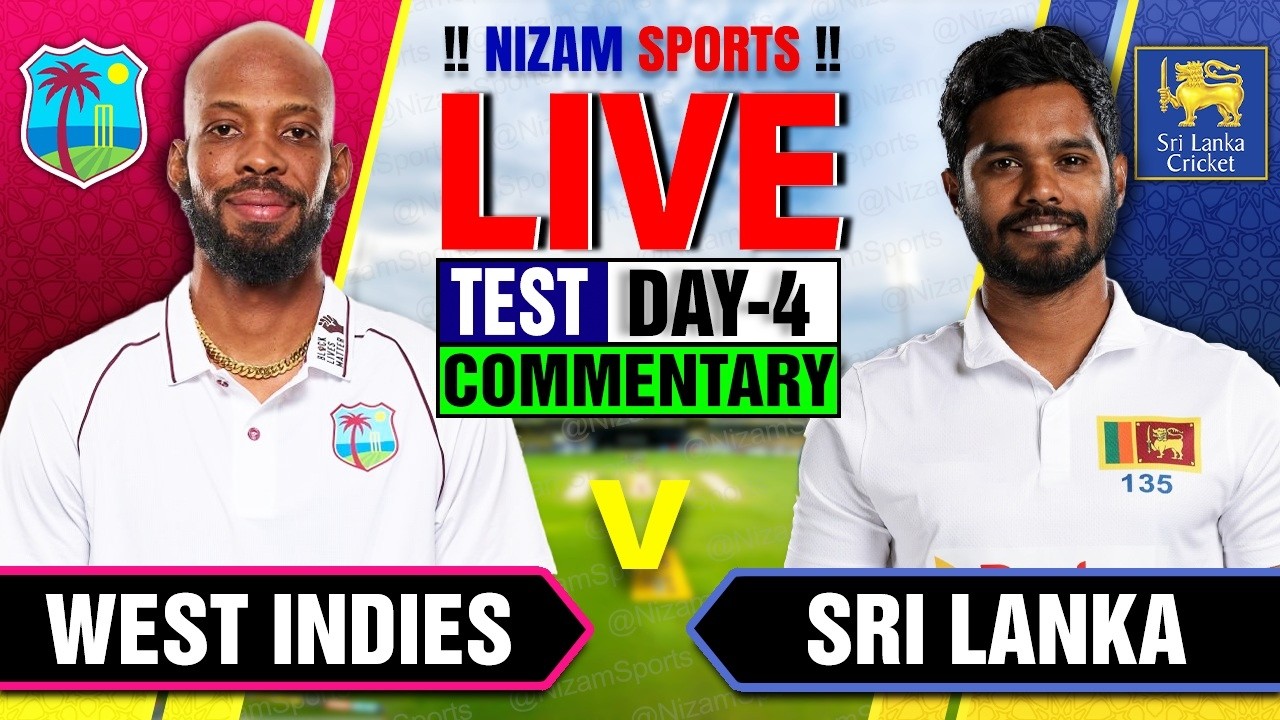 🔴Live: West Indies vs Sri Lanka | 2nd Test | Live Cricket Score & Commentary