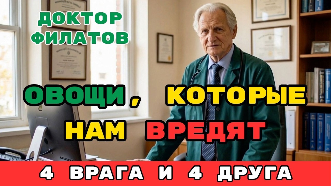 Как тарелка салата ГУБИТ ваши СУСТАВЫ и СЕРДЦЕ? Почему ОВОЩИ могут быть ОПАСНЫ? Доктор Филатов