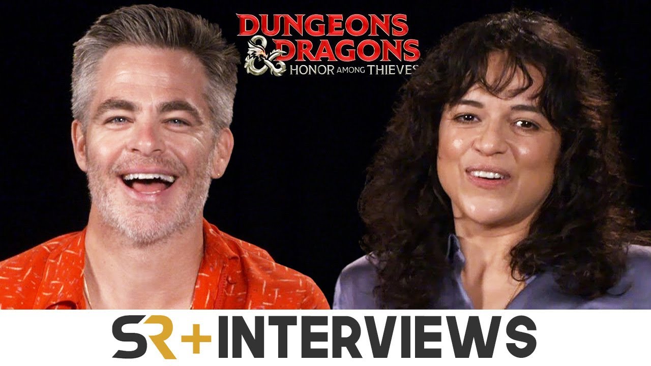 Chris Pine & Michelle Rodriguez Talk Dungeons & Dragons: Honor Among Thieves