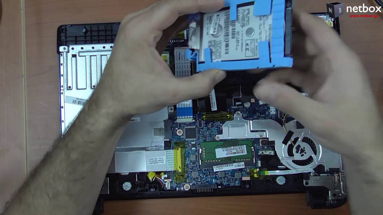 Toshiba Satellite C50 B 158 disassembly (Upgrade HDD & RAM, Remove Keyboard, Clean FAN