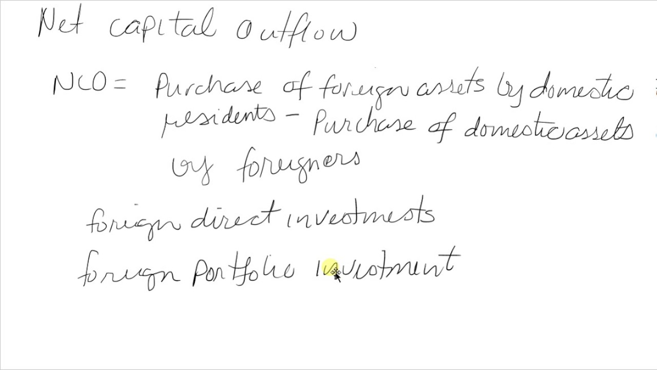 QC Econ 101 Net Capital Outflow NCO