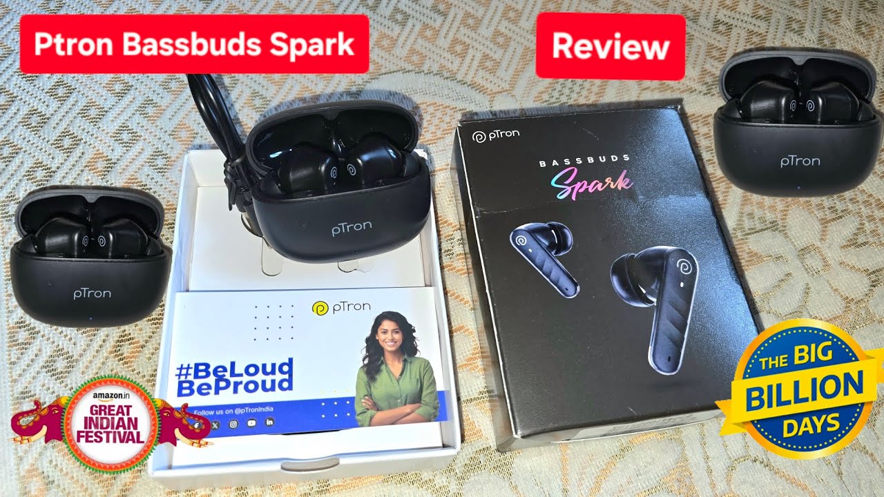 pTron Bassbuds Spark Unboxing And Full Review