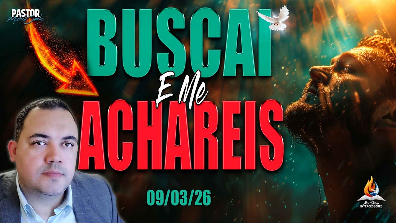 09/03/2026 - ORAÇÃO LIBERTAÇÃO FORTE IMPACTANTE - Pastor Michel Carlos🔥(Reprise)