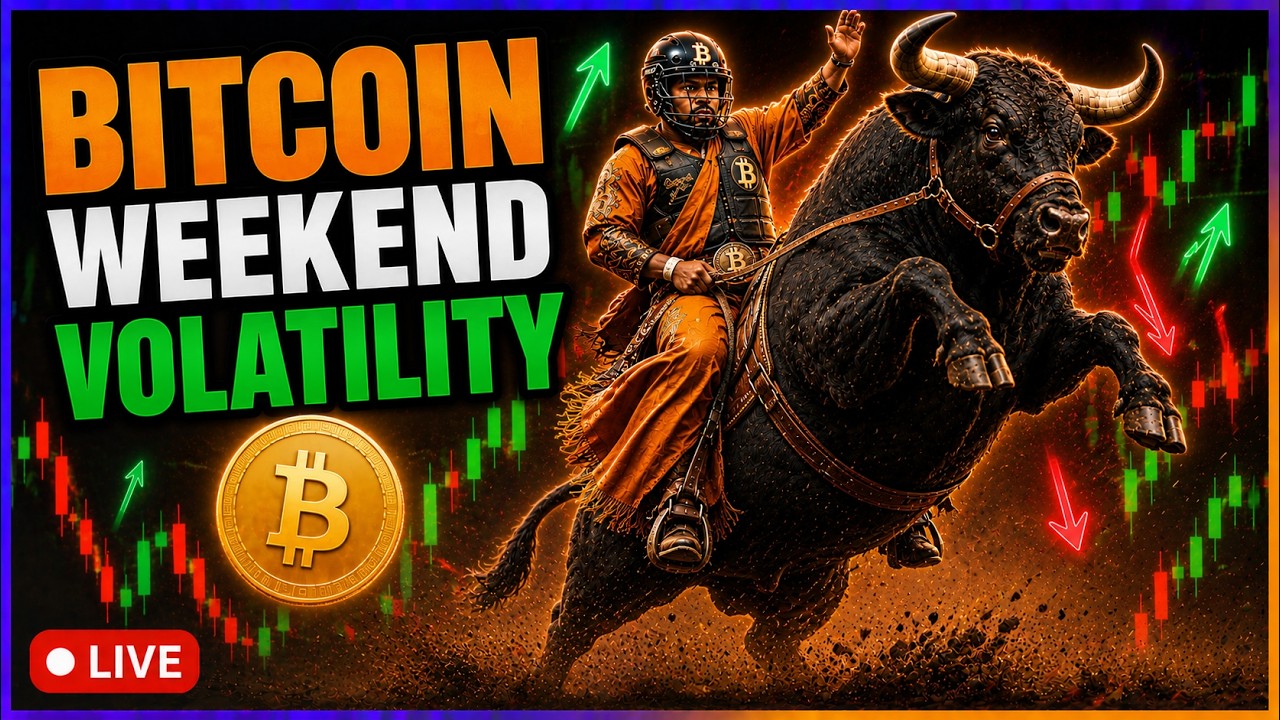 Bitcoin Weekend Volatility : Live Trading