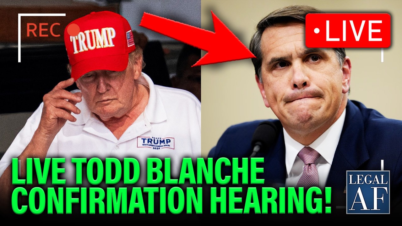 LIVE: Todd Blanche GRILLED at Confirmation Hearing
