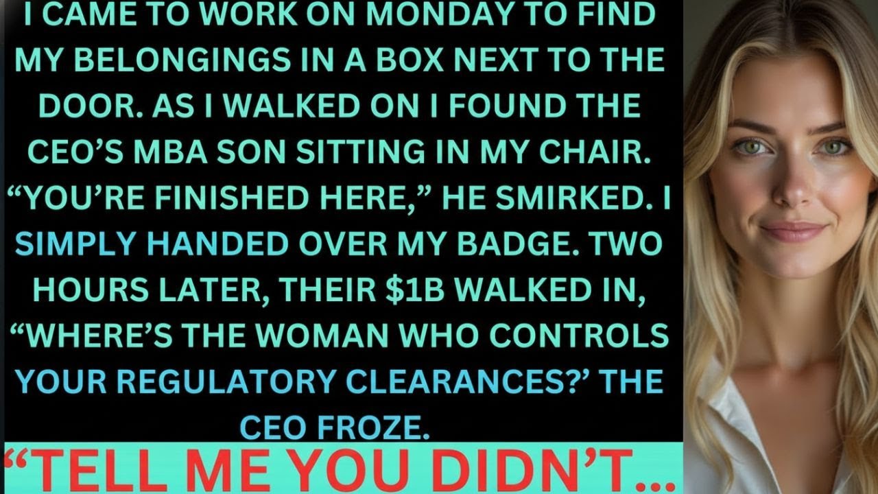 I Came To Work To Find My Belongings In A Box, The CEO's Son Sitting In My Chair, I Took Their...