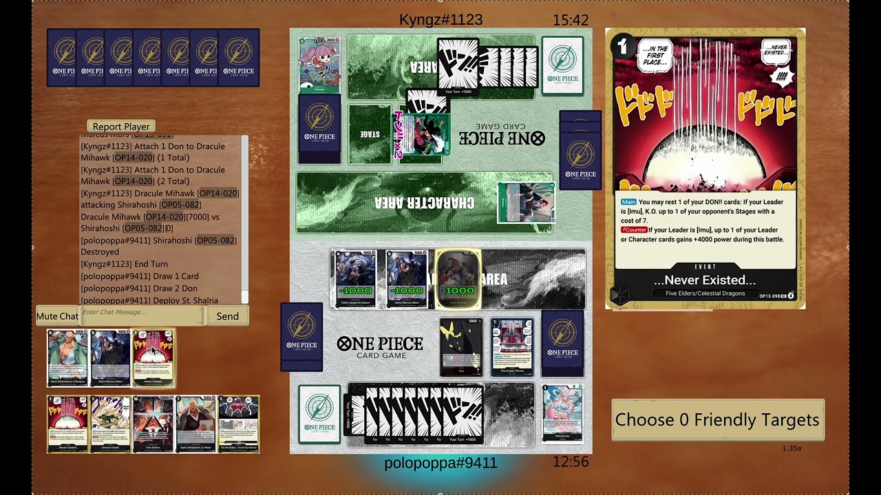Imu vs Mihawk W