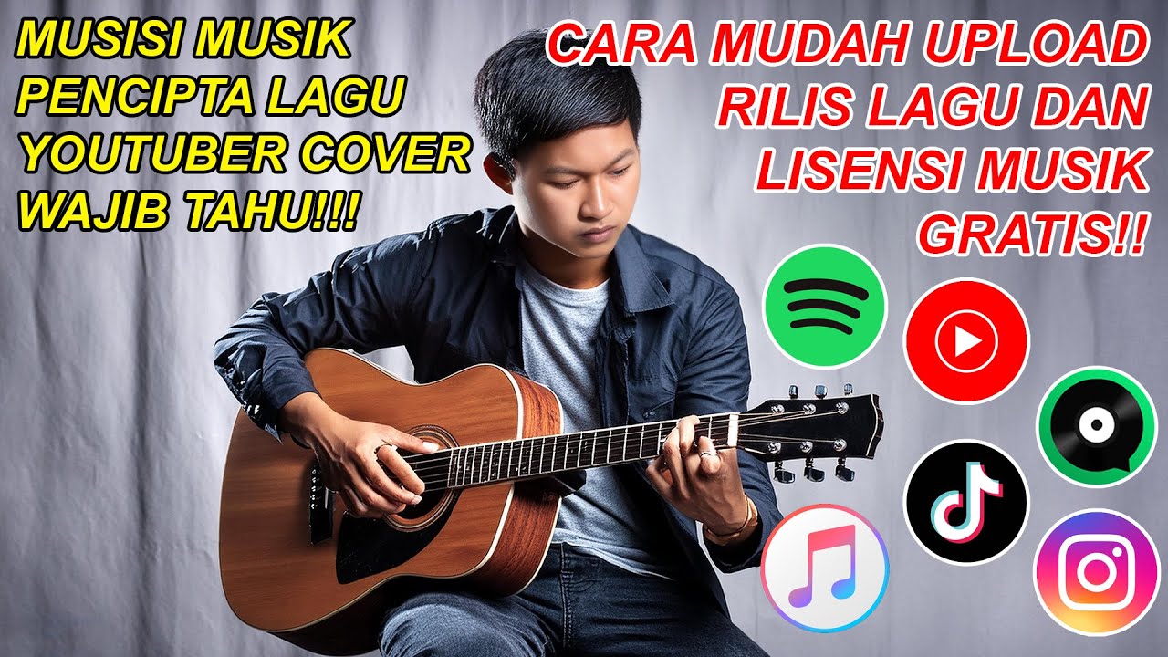 Cara Mudah Upload Rilis Lagu & Lisensi Musik Gratis Di Spotify, Joox, Itunes, Tik Tok, Dll