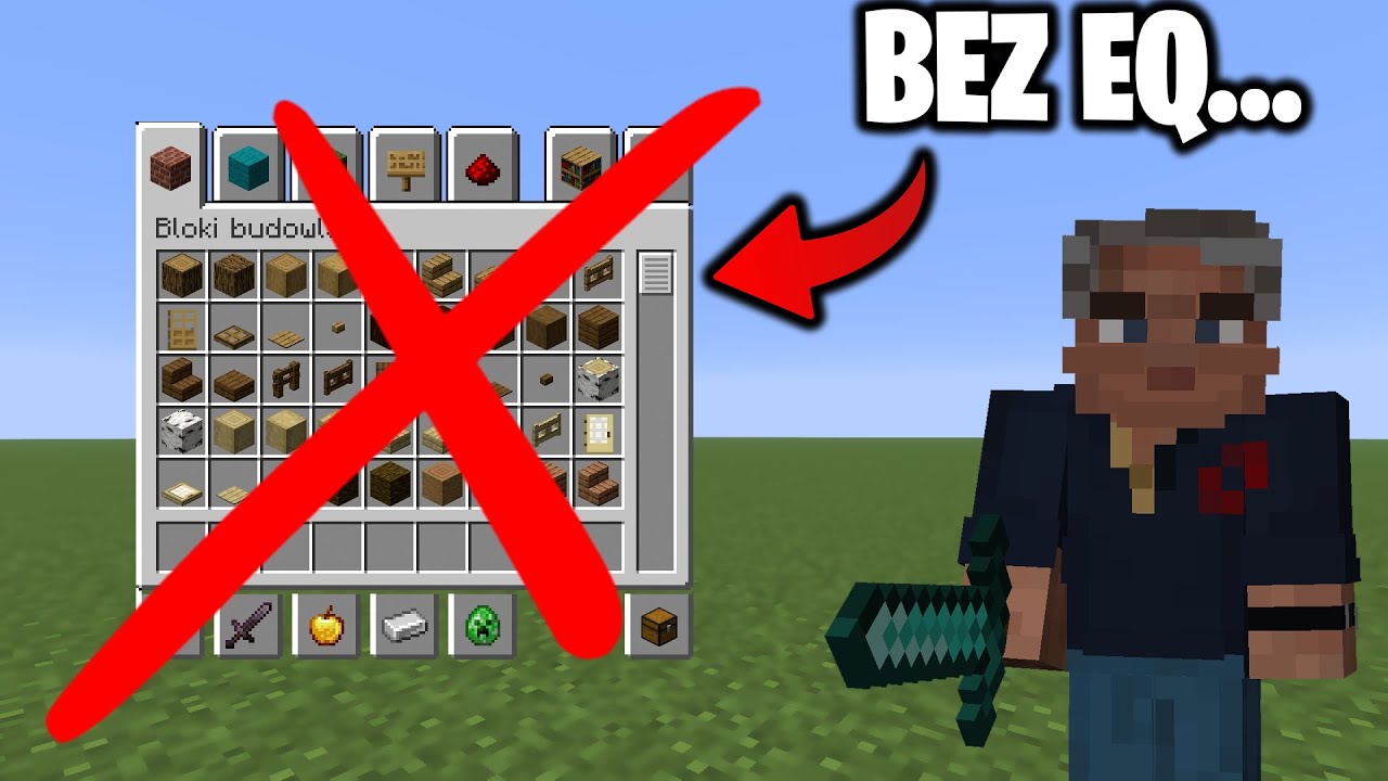 PRZESZEDŁEM MINECRAFT BEZ UŻYWANIA EKWIPUNKU...