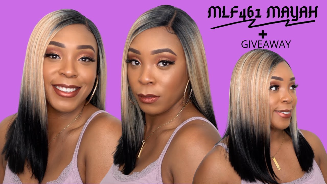 Bobbi Boss Synthetic Hair Lace Front Wig - MLF461 MAYAH +GIVEAWAY --/WIGTYPES.COM