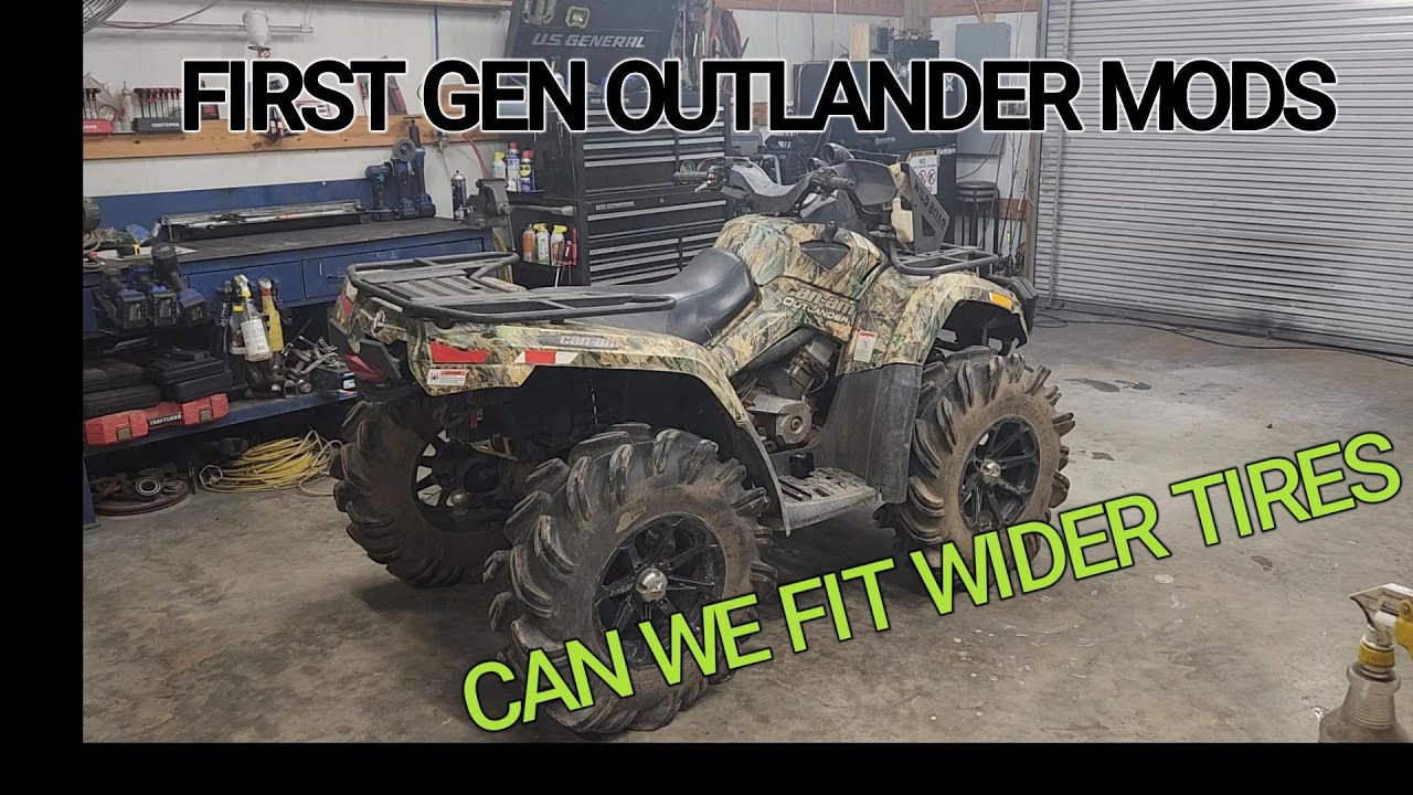 G1 CAN AM OUTLANDER 800 MODDING FOR BIGGER TIRES