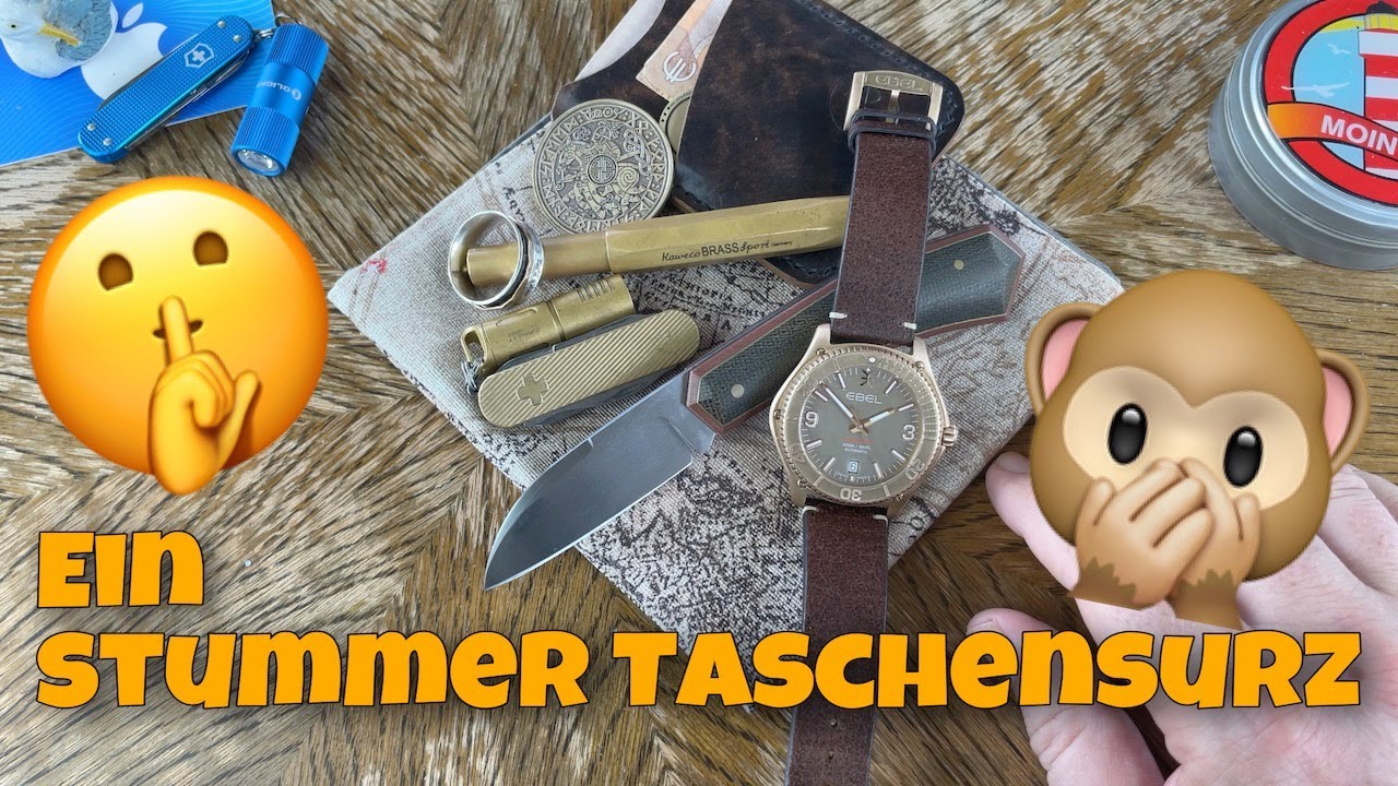 🚨 Ein stummer Taschensturz ‼️ Pocket Dump | EDC | 4K 🚨