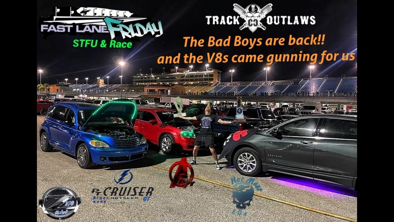 Audi A3 Vs Dodge Avenger ,PT Cruiser Turbo vs Mustang Drag Racing at Fastlane Friday And more