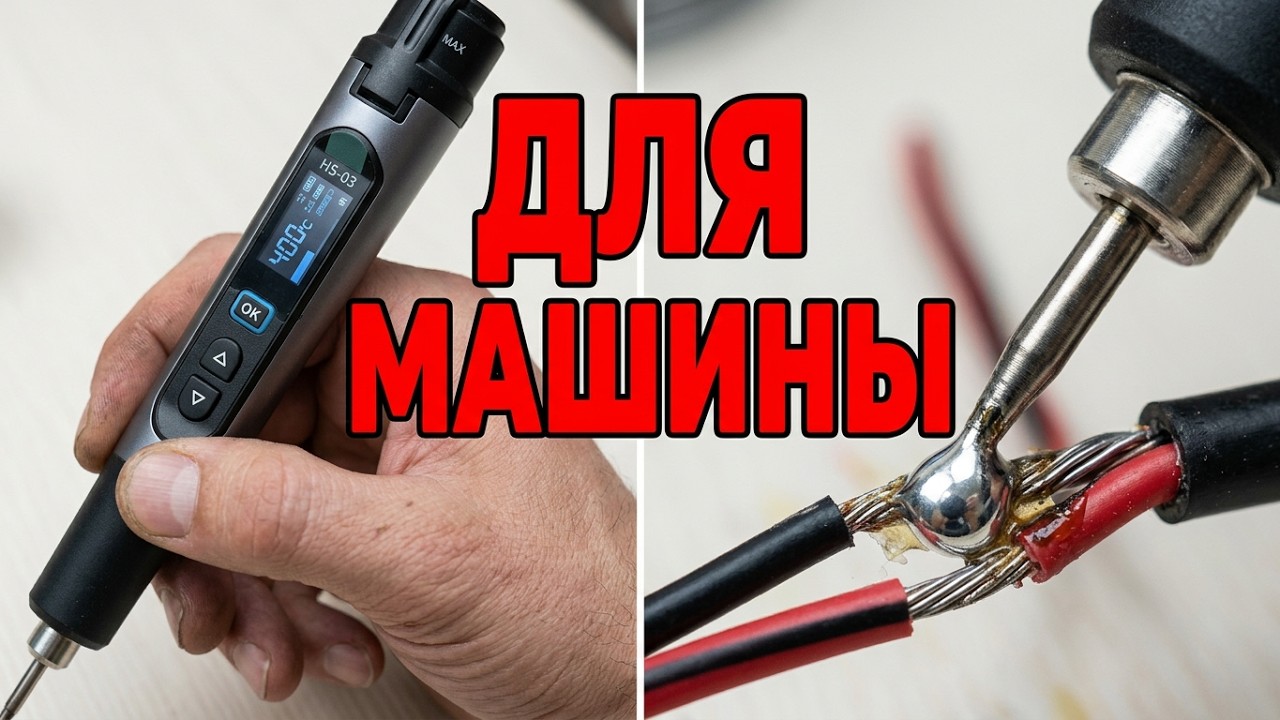 Обзор беспроводного паяльника Fnirsi HS03.