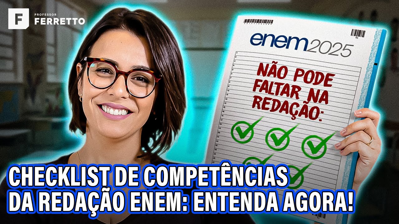 ENTENDA AGORA AS 5 COMPETÊNCIAS DA REDAÇÃO DO ENEM!🎯
