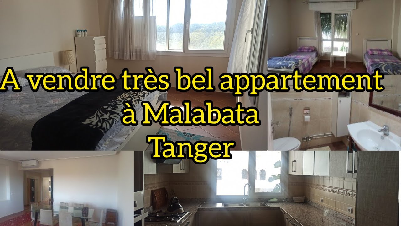 Magnifique Appartement F4 en vente à Tanger pour plus d'informations  WhatsApp 0646876261