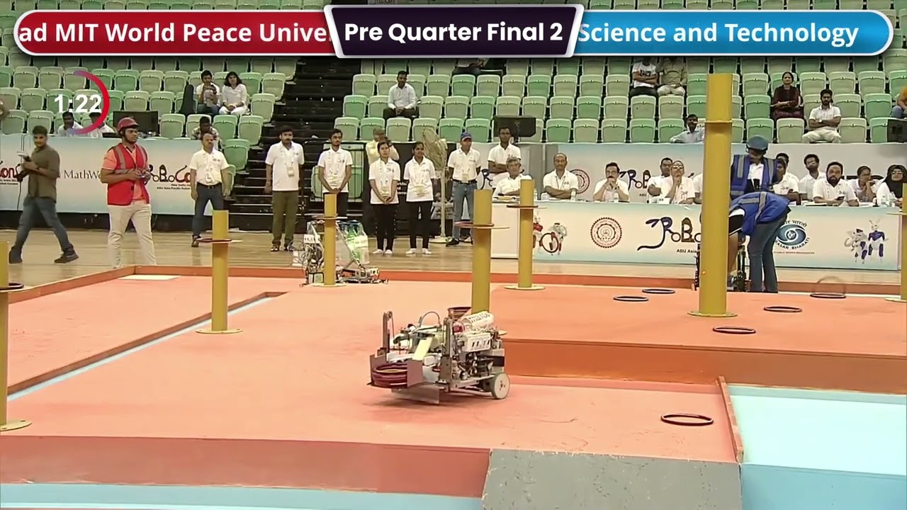 ABU Robocon 2023 India: MIT Vs SRM (Pre Quarter Final) #robocon  #robofusion