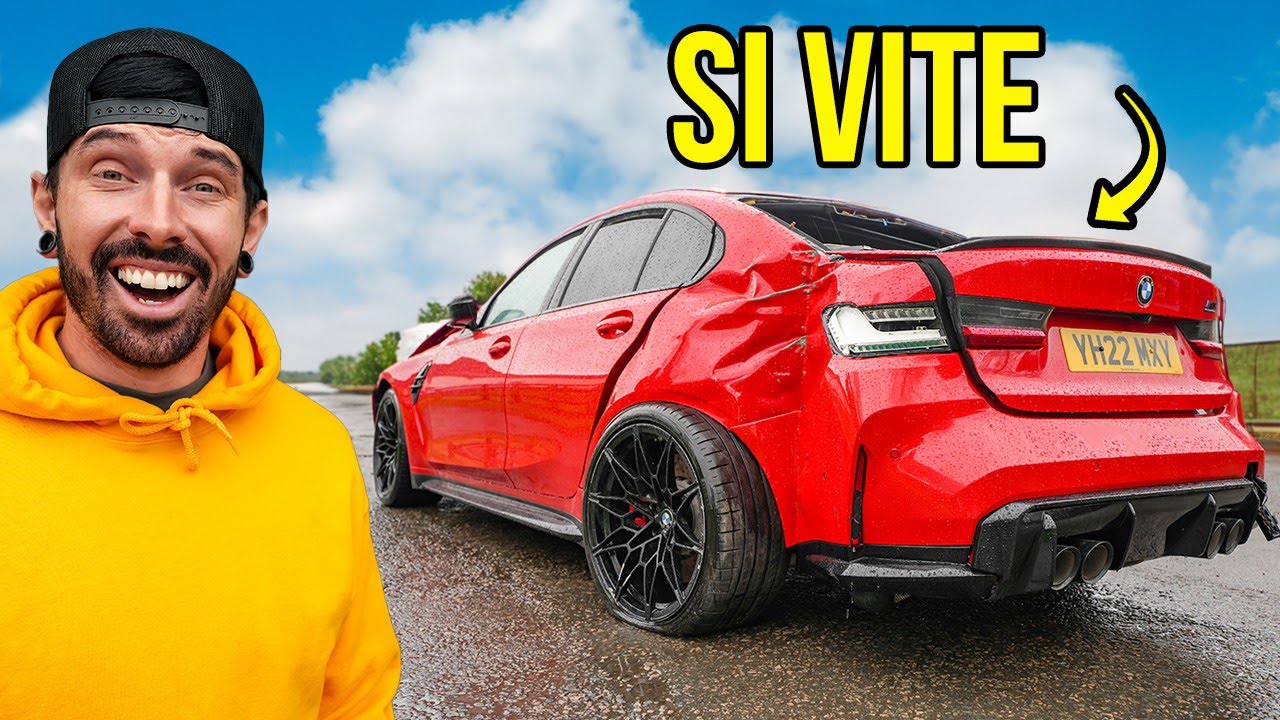 RECONSTRUIRE UNE BMW M3 ACCIDENTÉE PUIS DÉFIER UNE LAMBORGHINI