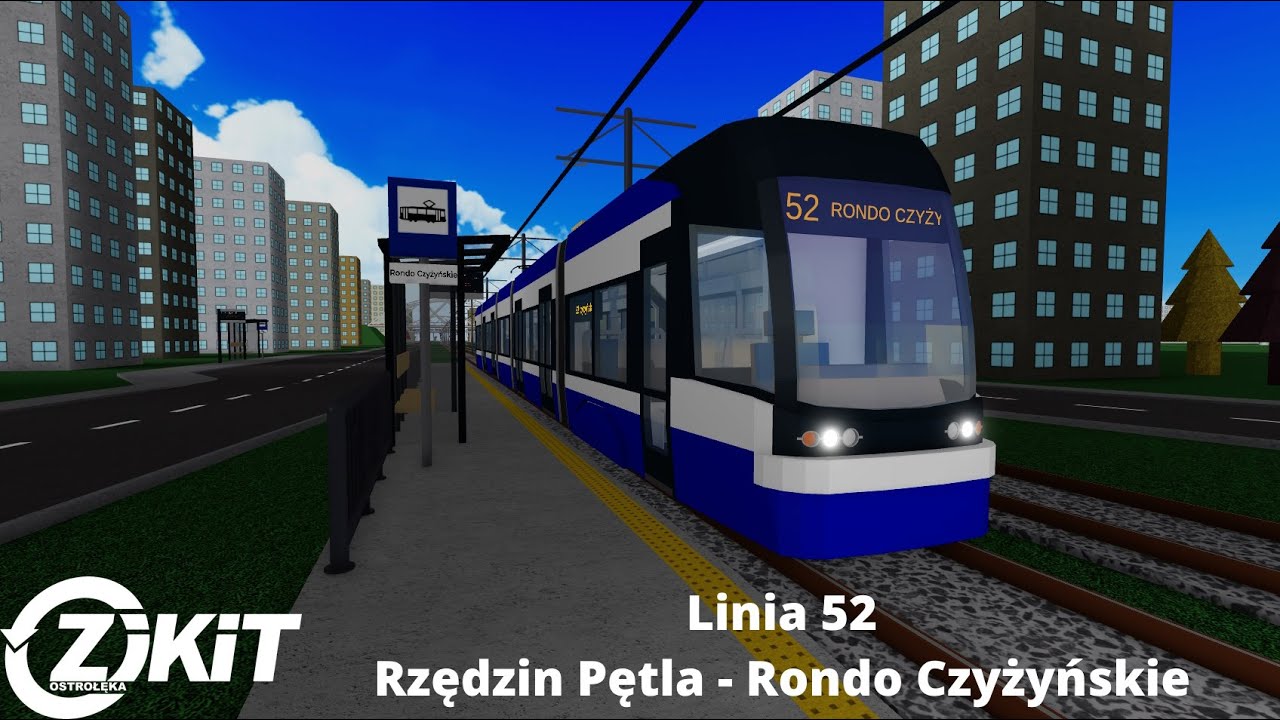 Linia 52 Rzędzin Pętla - Rondo Czyżyńskie (Nid's Buses and Trams)